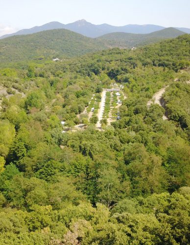 Image aérienne Camping La Clapère